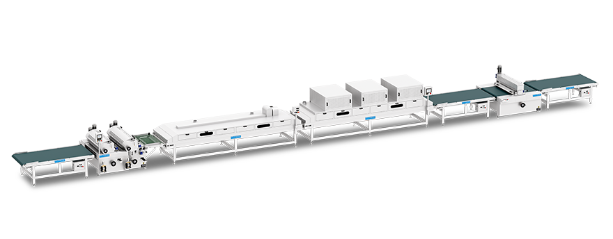 decorative panel coating line 